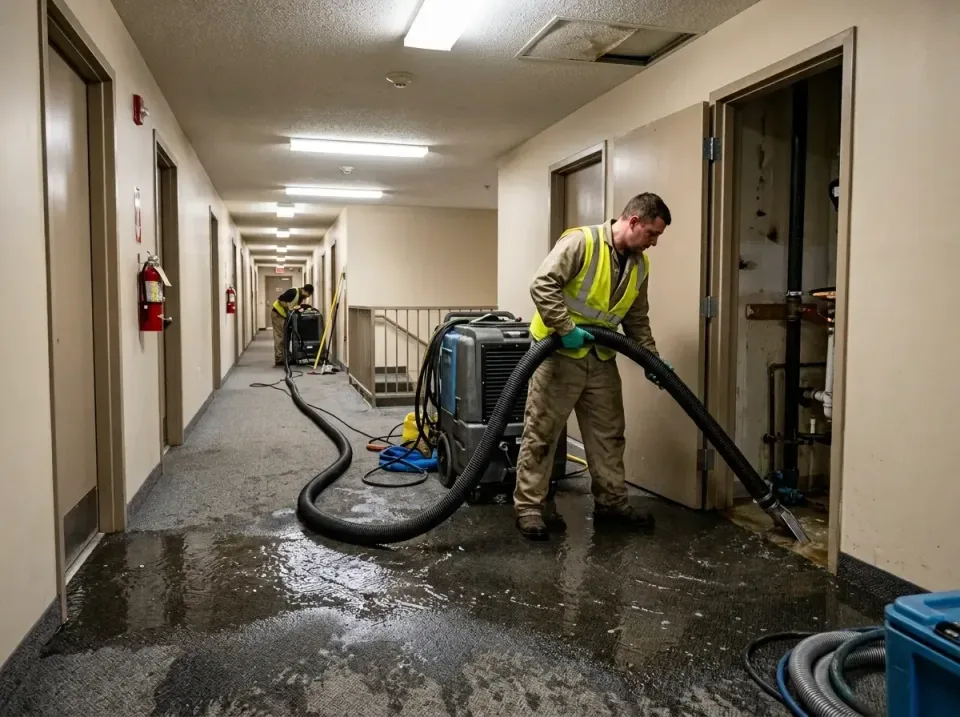 multi-unit-apartment-hallway-f-005 — frequently asked questions, Emergency Burst Pipe Water Extraction & Removal in Obetz, OH